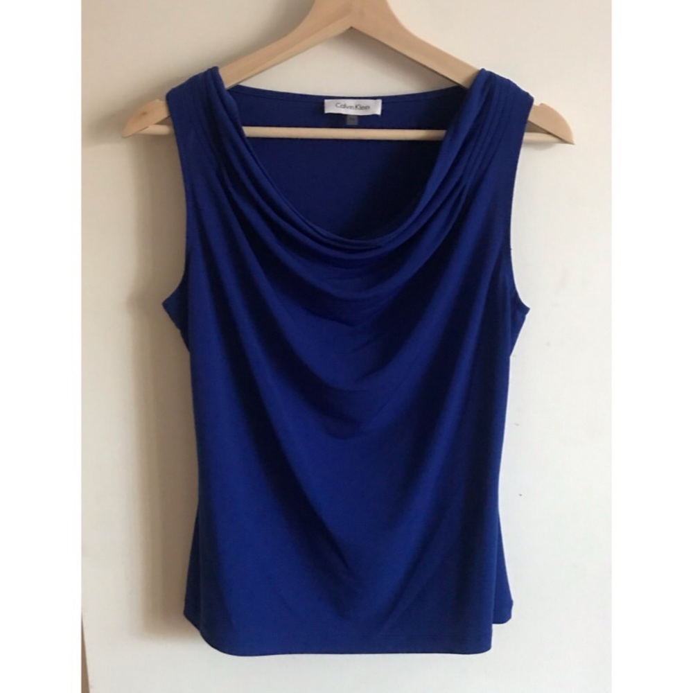 **LAST CHANCE**Royal Blue Business Casual Tank Top
